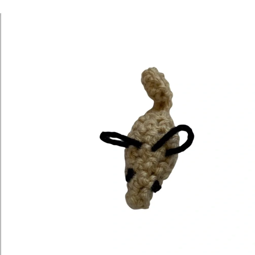 Hand Crafted Brown Catnip Mouse Cat Toys Ten Interactive Potent Fun
